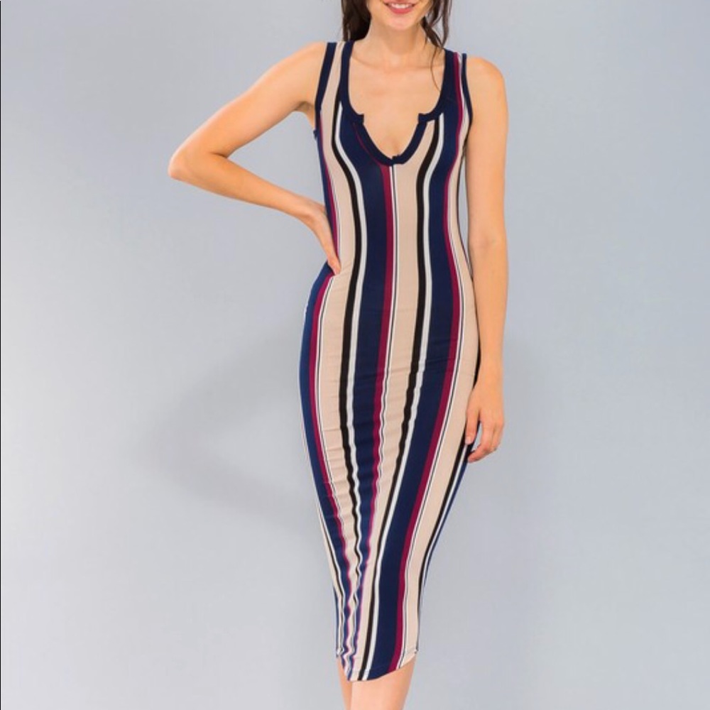 Striped Racerback Dress